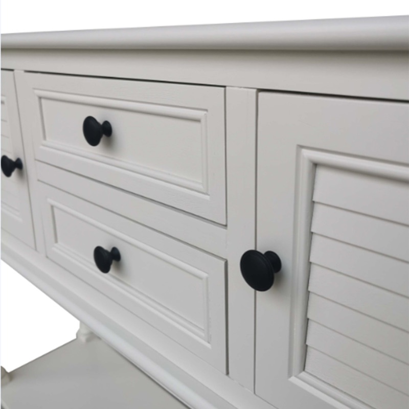 Elise 2 Door 2 Drawer Sideboard Pearl White