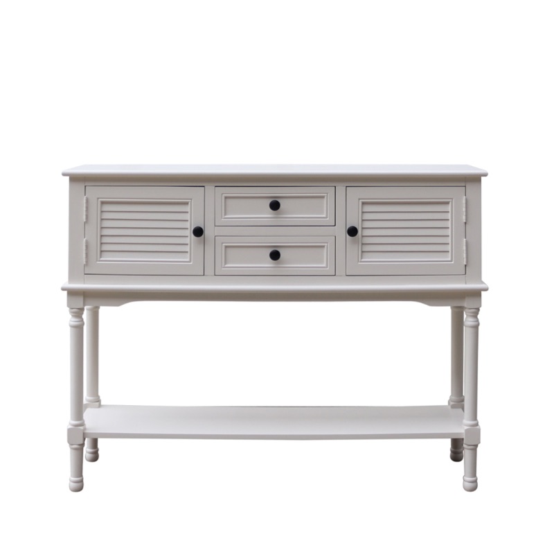 Elise 2 Door 2 Drawer Sideboard Pearl White