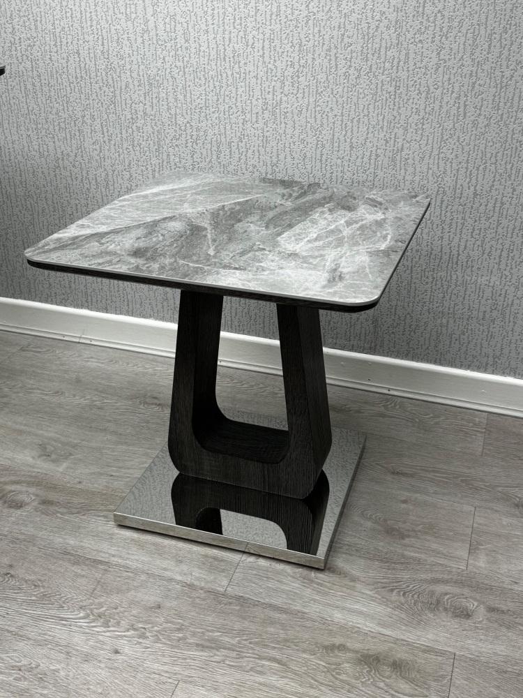 Grey Ceramic Zermatt Lamp Table