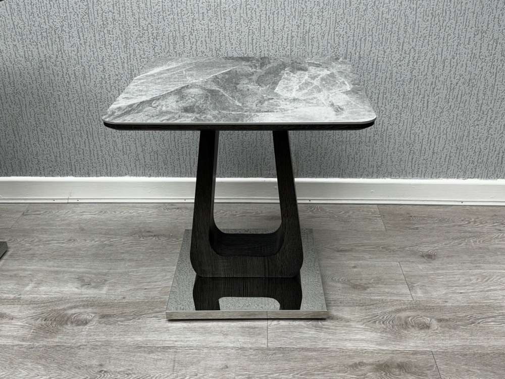 Grey Ceramic Zermatt Lamp Table