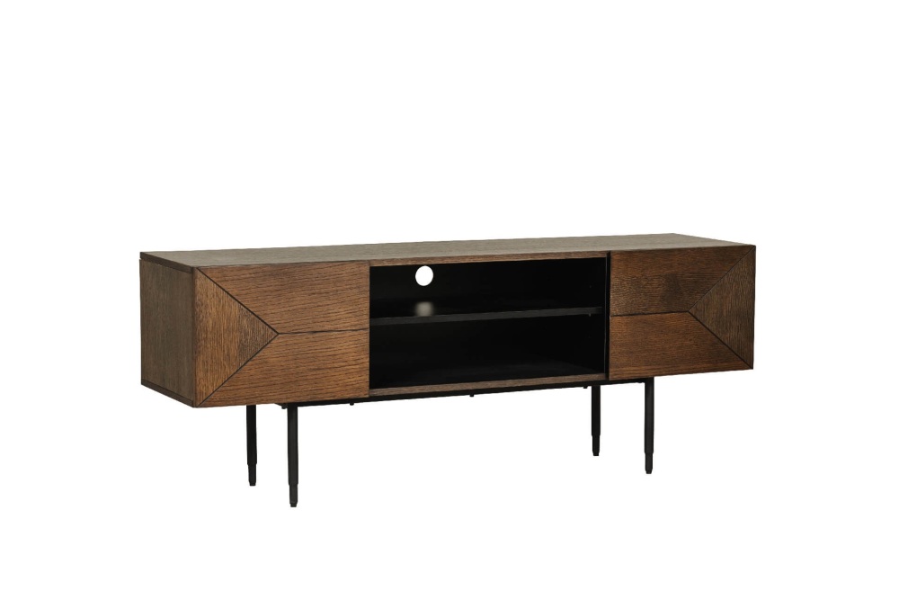 Nate TV Unit 120cm Smoked Oak