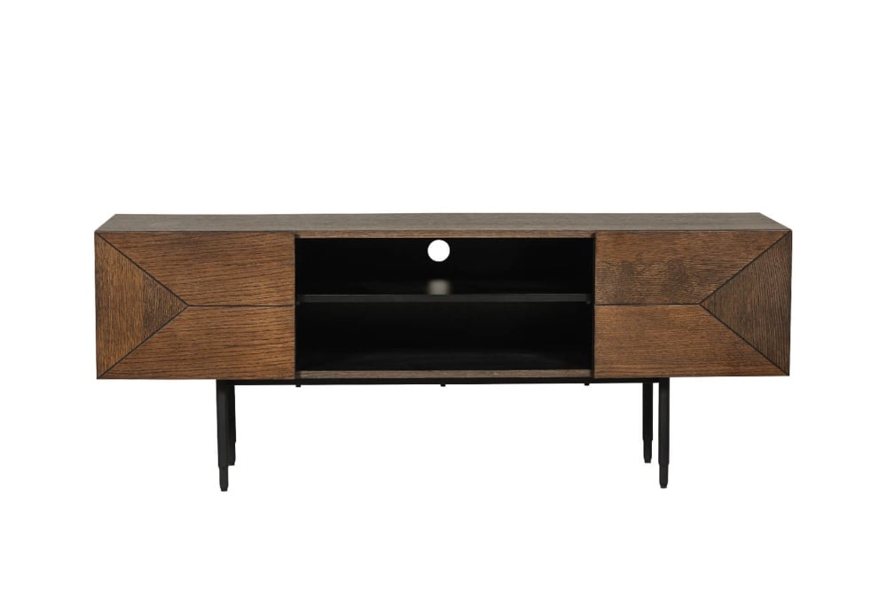 Nate TV Unit 120cm Smoked Oak