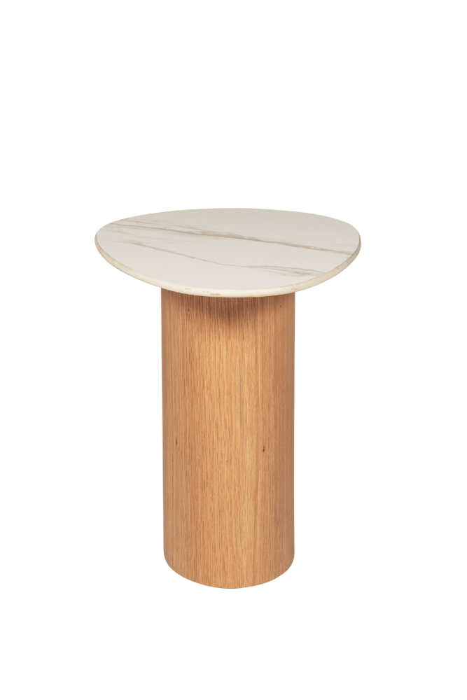 Evie Lamp Table Sand with sintered stone