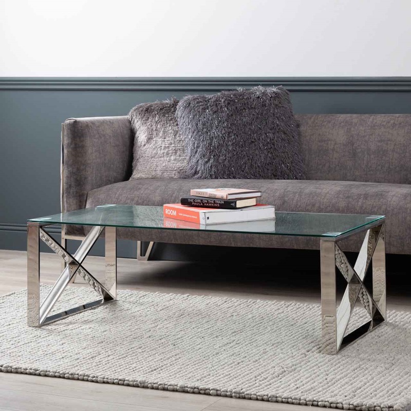 Zenith Stainless Steel Coffee Table