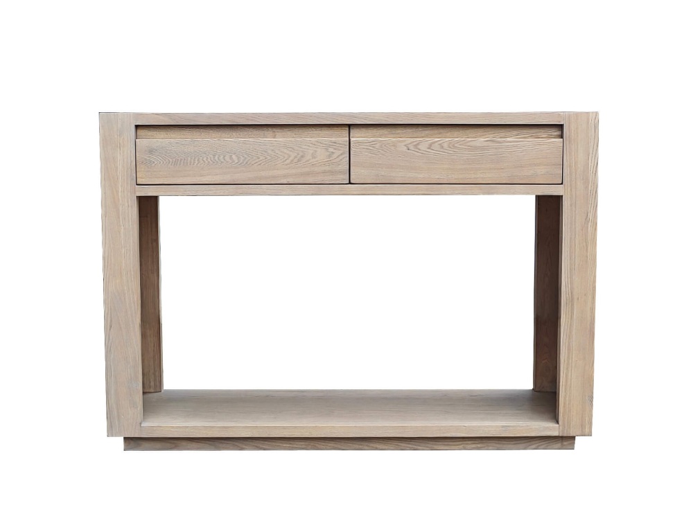 Falun Console Table Smoked Oak 120cm