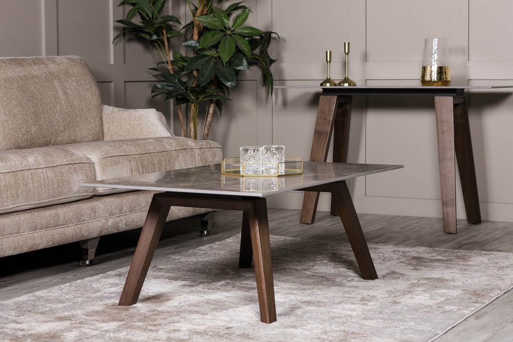 Axton Coffee Table Latte 120cm