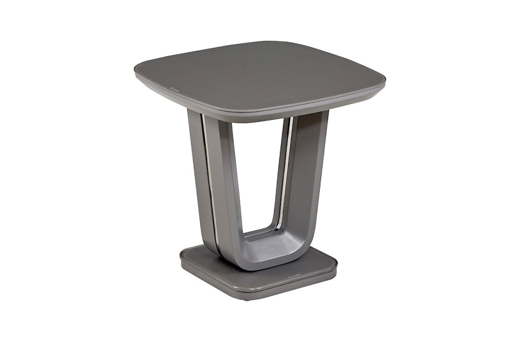 Lazzaro Lamp Table Graphite Grey 50cm