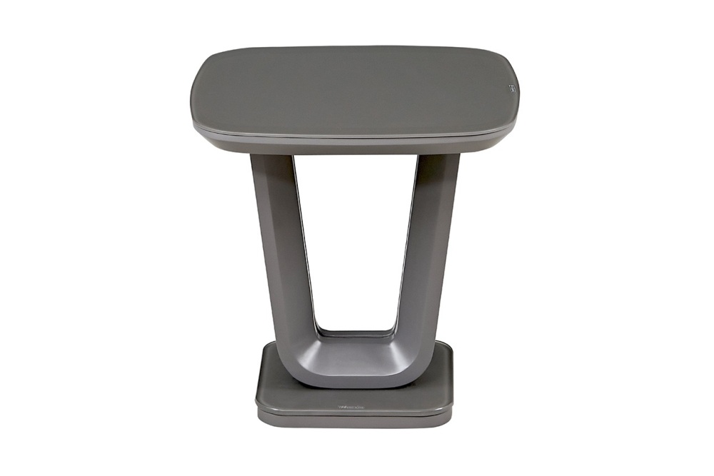 Lazzaro Lamp Table Graphite Grey 50cm