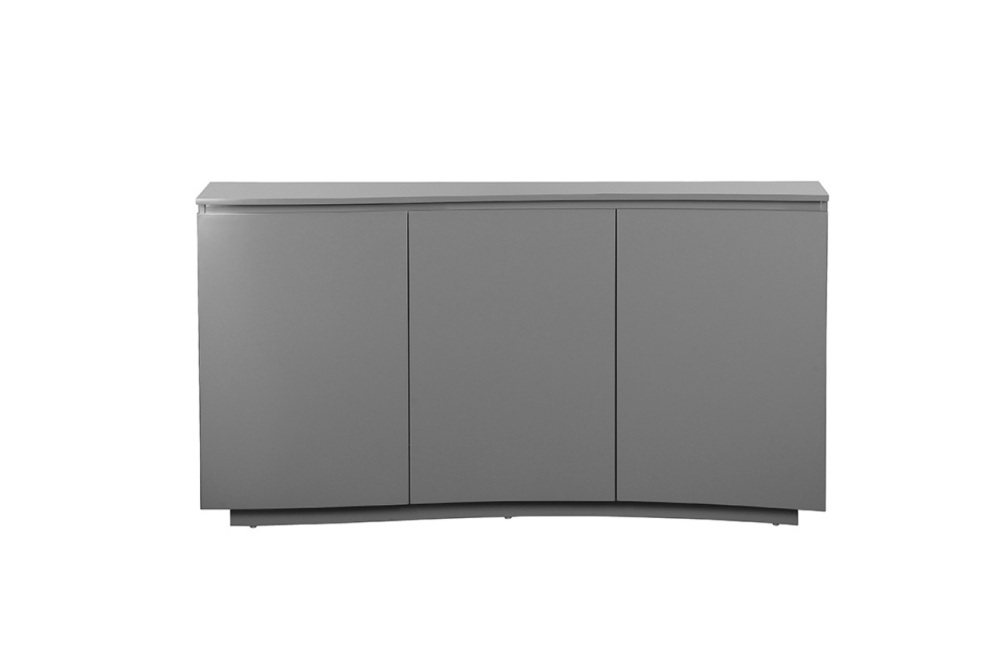 Lazzaro Sideboard Graphite Matt with LED Lights 150cm