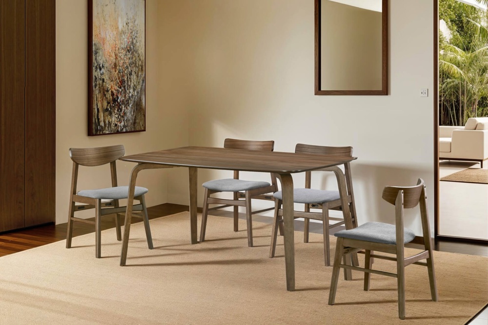 Addison 150cm Rectangle Dining Table Walnut