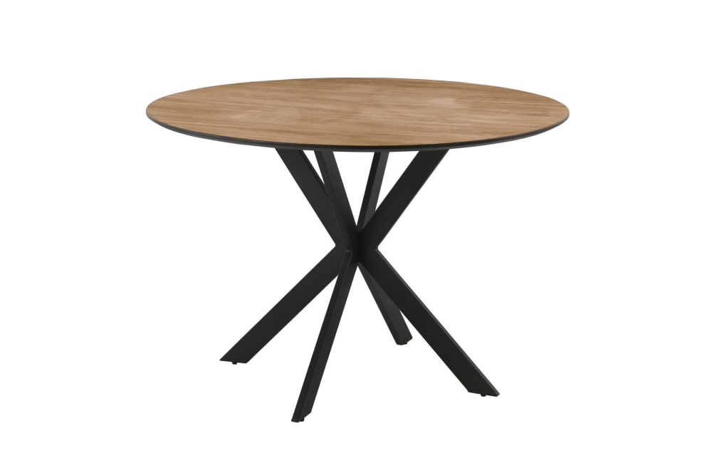Sadia 110cm Round Dining Table oak