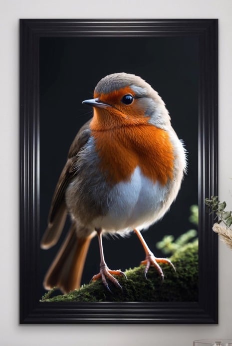 Beautiful Tobin with Soulful Gaze Framed Wall Art  115cm x 75cm