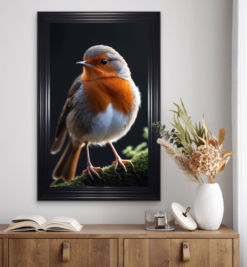 Beautiful Tobin with Soulful Gaze Framed Wall Art  115cm x 75cm