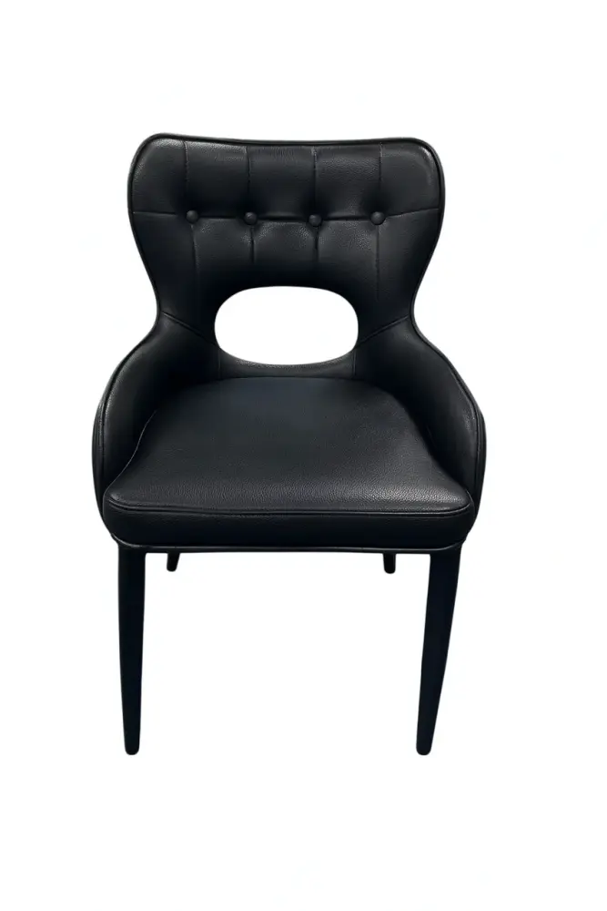 Marbella dining chair black PU