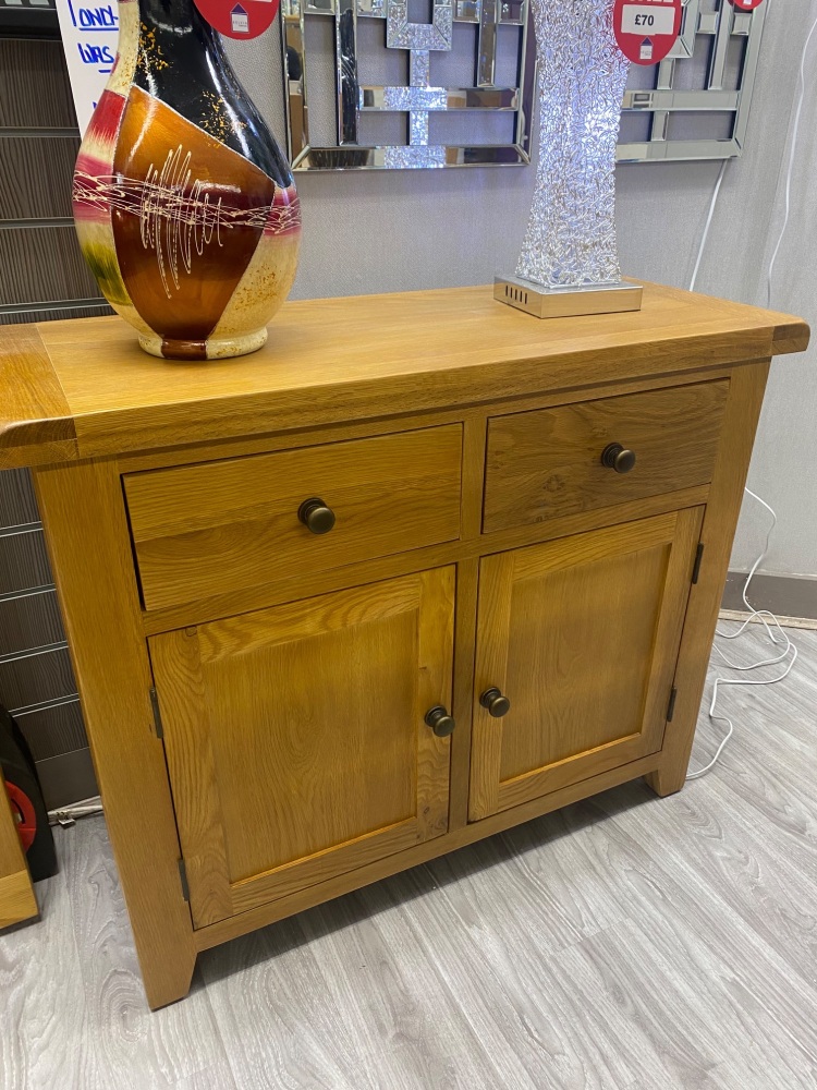 Oak 2 Door 2 Draw Sideboard