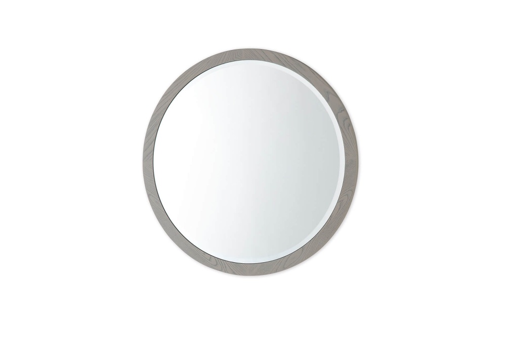 Mondello Round Mirror Washed Oak 87cm x 87cm