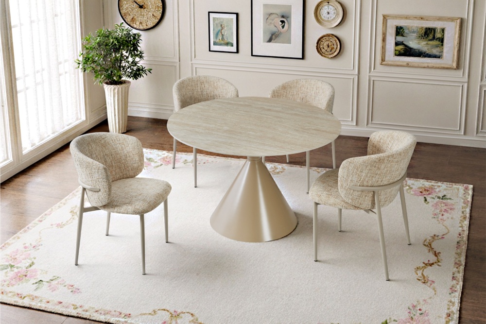 Casa Cappucino Round Dining Table