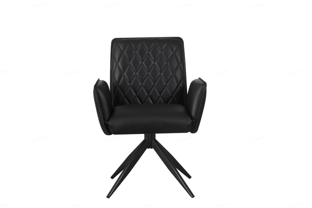 Eclat Dining Chair in Black PU