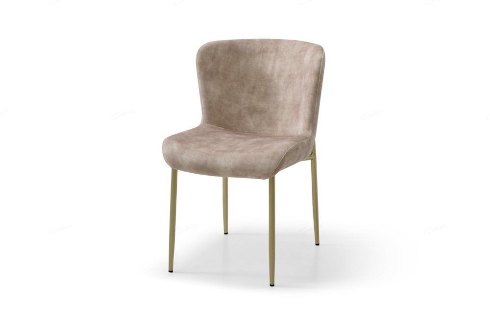 Pietra Dining Chair Champagne Fabric