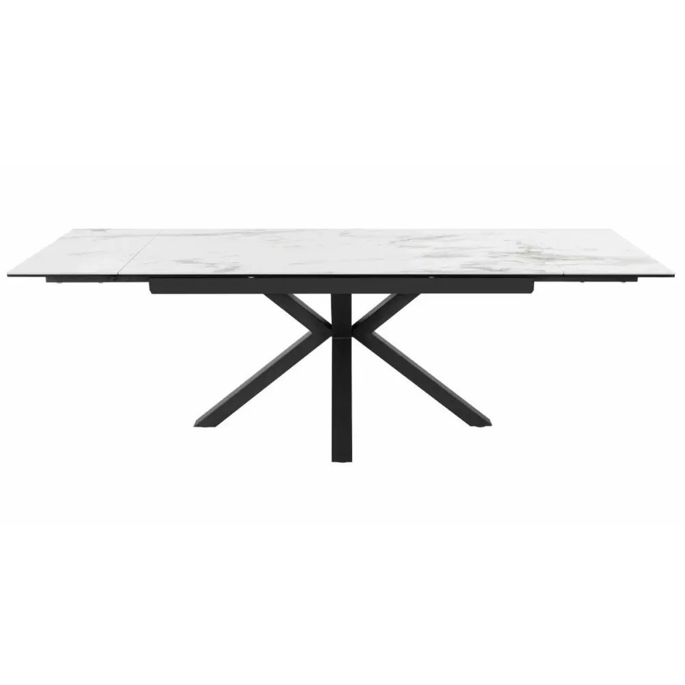 Amari Grande Extendable Dining Table - Ceramic White