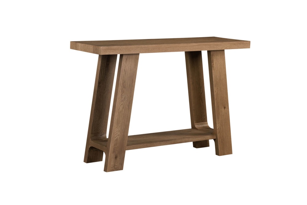 Massimo Oak Console Table Cashew colour