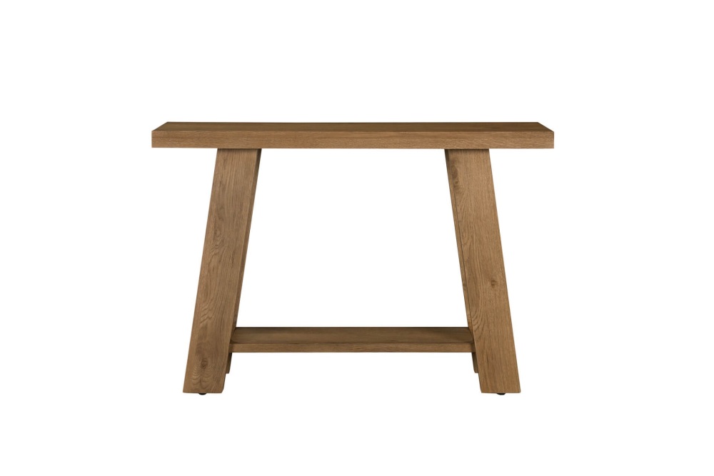 Massimo Oak Console Table Cashew colour