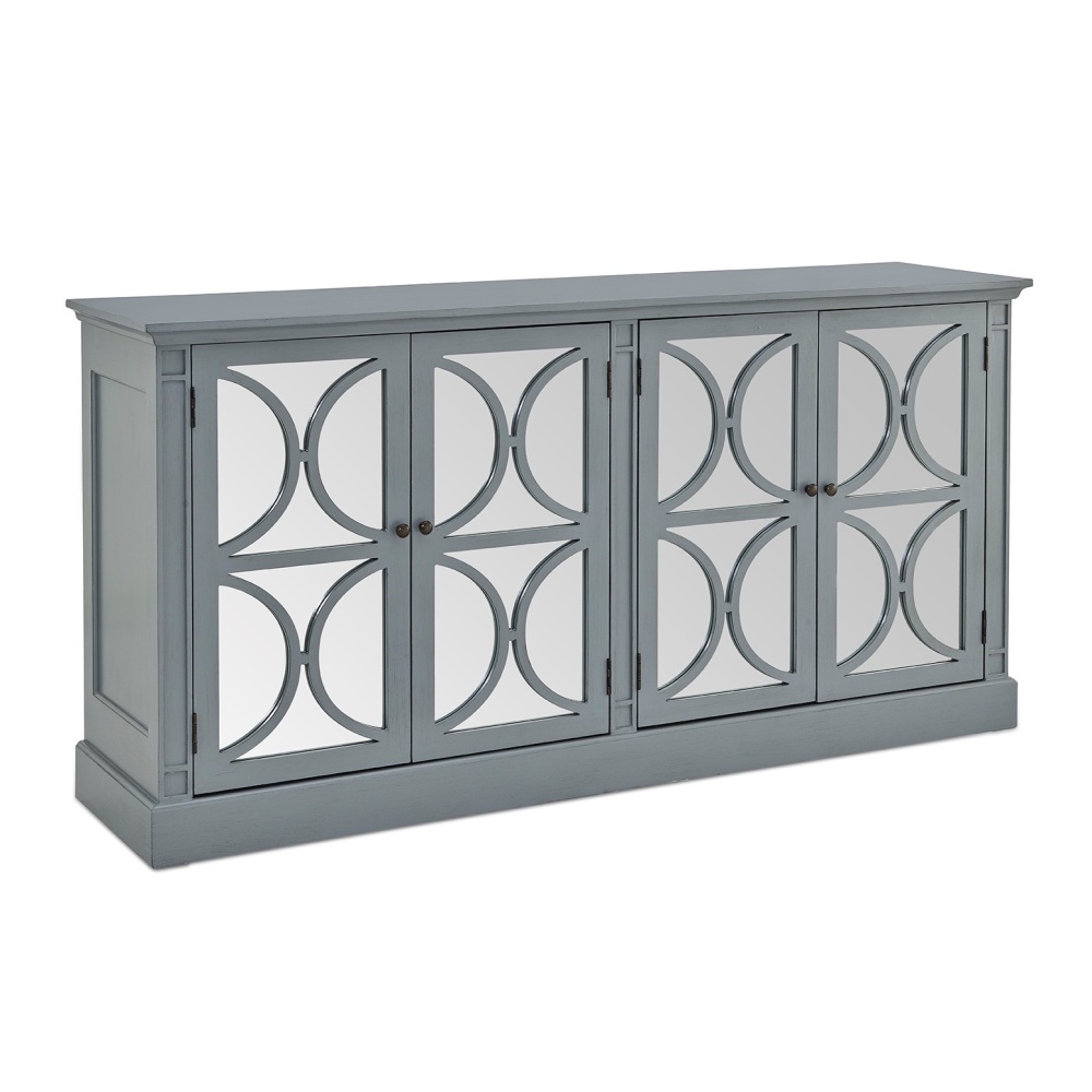 Blakley Grey Wood 4 Door Sideboard  180cm