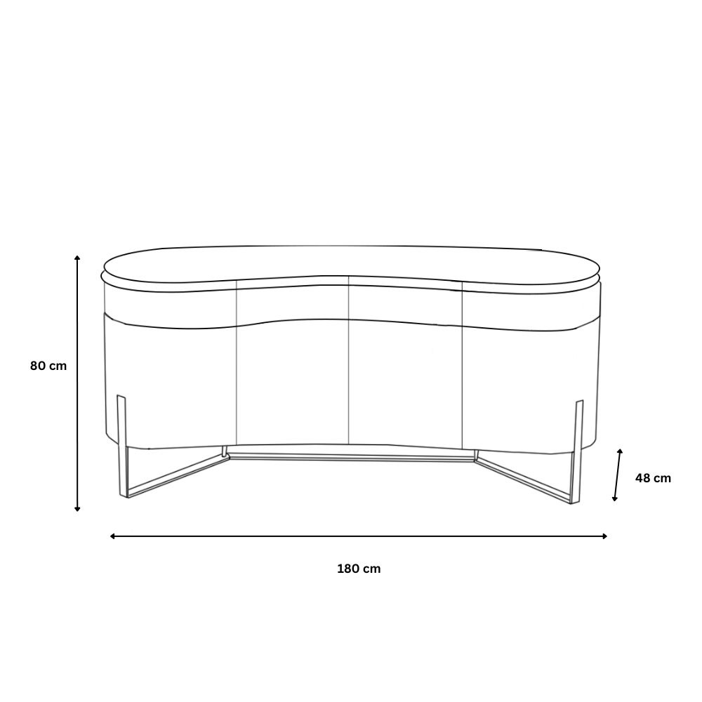 Santiago 4 Door Sideboard 180cm