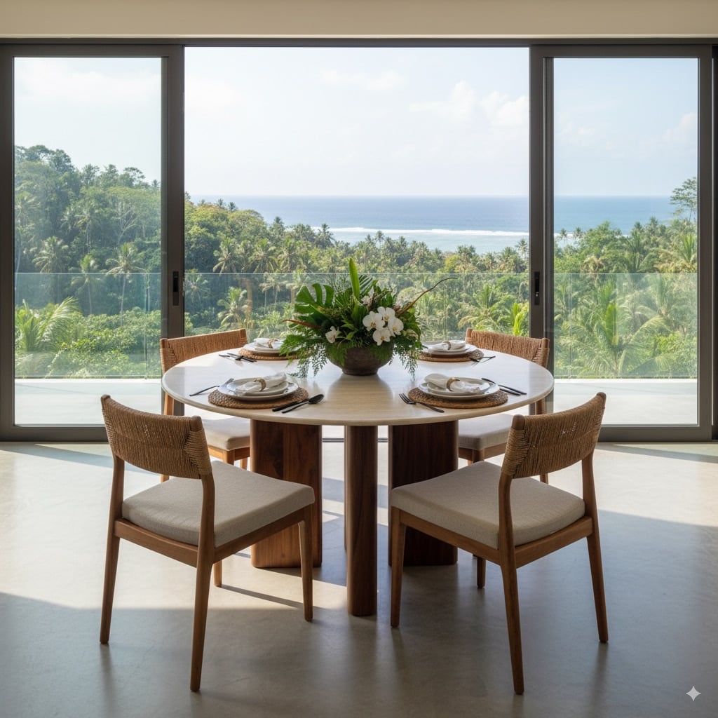 Rhodes 120cm Round Dining Table