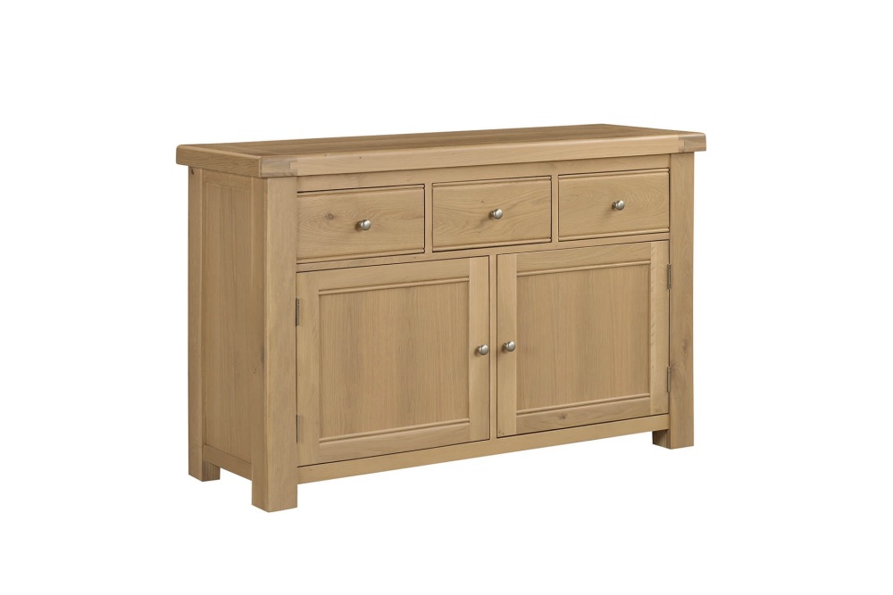 Valent Large Sideboard Natural Oak 2 drawer 4 door 160cm