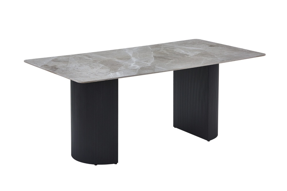 Olympia Grey Ceramic Top Dining Table 160cm