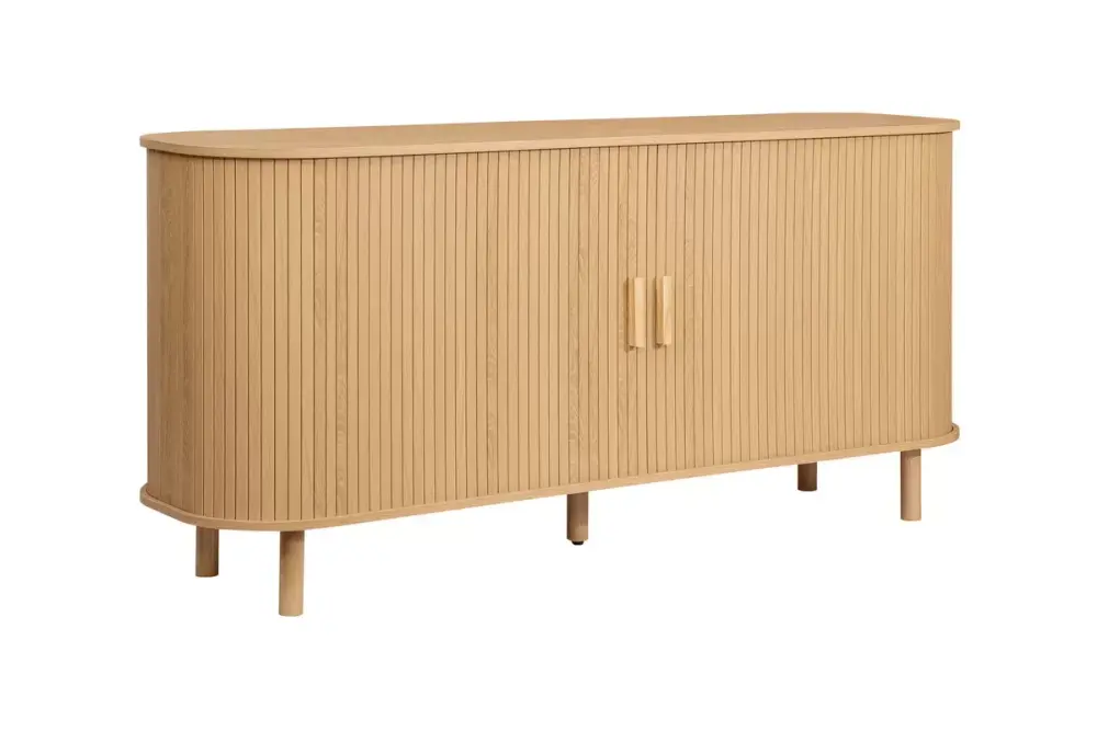 Axel 2 Door Fluted Sideboard light Oak 160cm