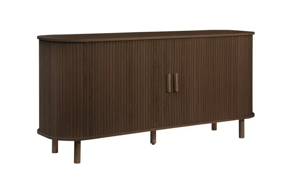 Axel 2 Door Fluted Sideboard Walnut 160cm