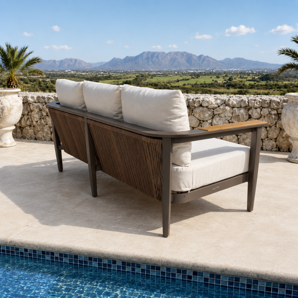 Hemera Outdoor Range - Wood - 5 Seater Lounge Set