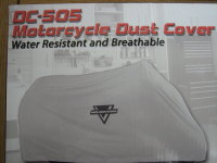 Motorcycle Dust Cover Large water resistant and Breathable for indoors only ..Nelson-Rigg
