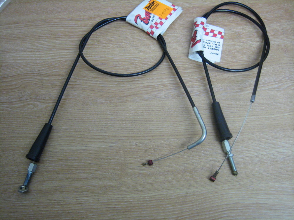 Std Black Throttle & Idle Cable Fits Buell 1997 to present