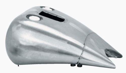 Curved bottom gas tank