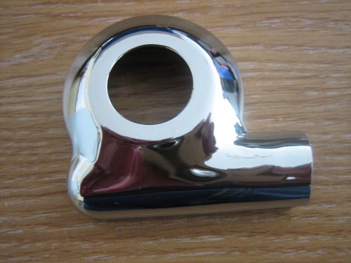 Chrome Left Side Speedo Drive Unit Cover. Fits 4 Speed FXWG, Softail Models