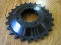22mm TOTAL WIDTH 24 Tooth Sprocket (33 spline) chain conversion or wider tires for 5 Speed Softail 86-05 & FXR 84-94 XL & BUELL 91-06
