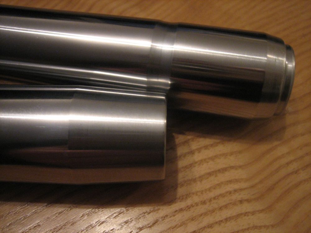 35mm + 2" Overstock Fork Tube Stanchions for Harley Davidson 75 to 83