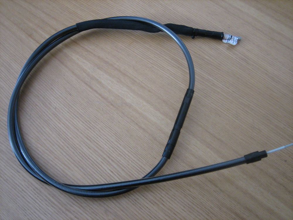 70" Magnum Braided Black Pearl Clutch Cable fits 0617 Dyna Glide