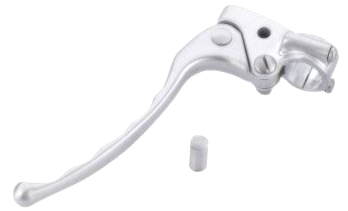 Seventies style Kustom Tech Clutch Lever Cable assembly SATIN finish