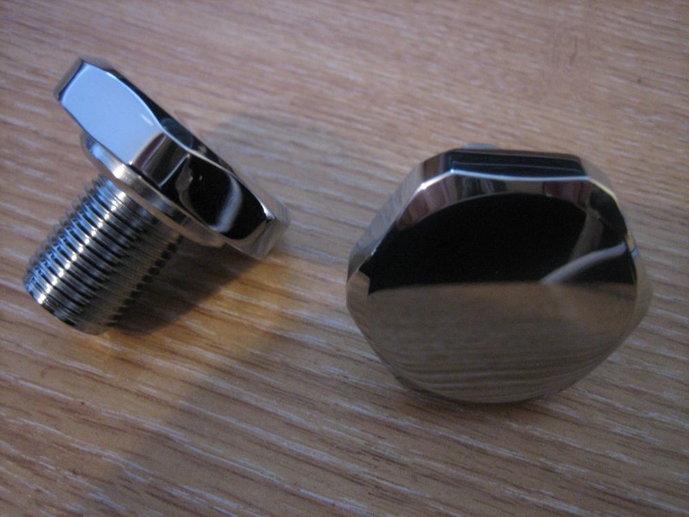 Fork Tube Nut CAP for Harley Davidson SHOWA Wide Glide 41mm forks 1980 up to at least 2016