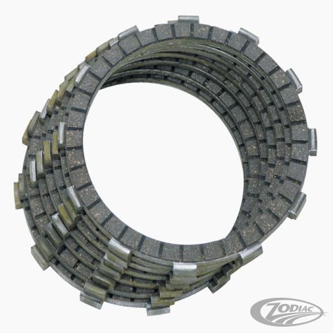 Sportster 84-90 clutch friction plates replaces Harley Davidson 36788-84