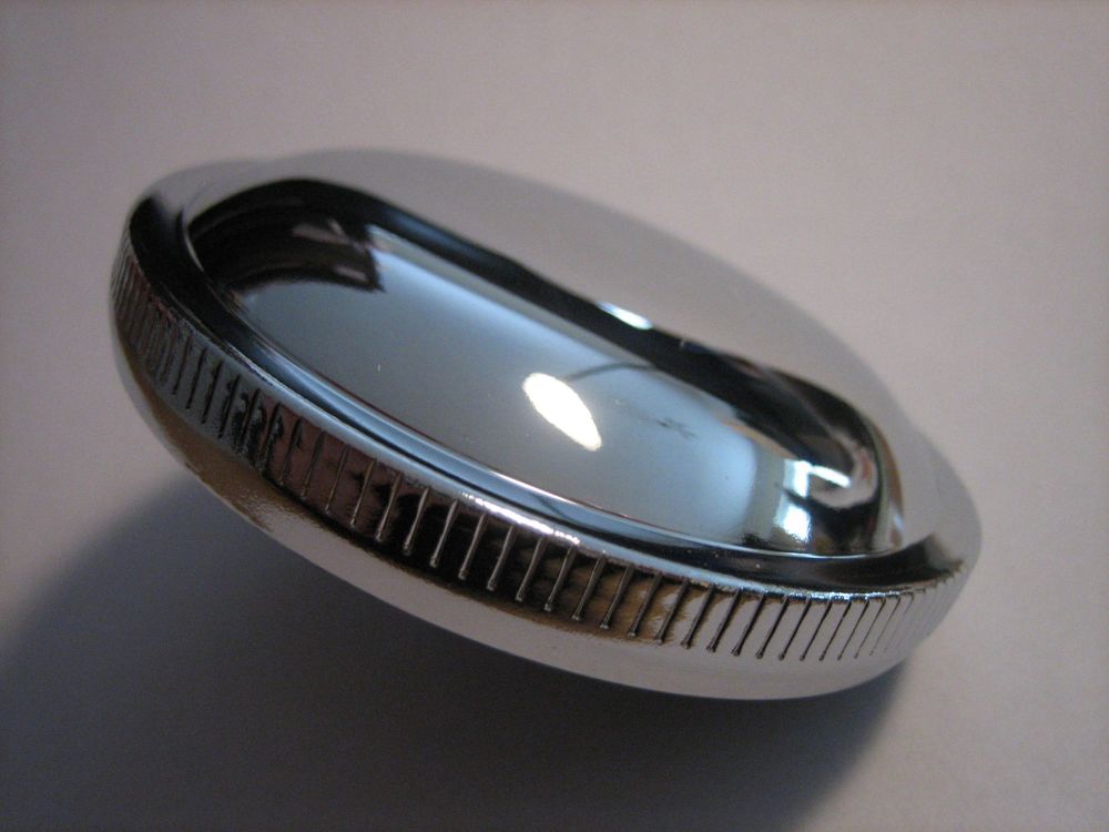 Chrome Gas Cap Right Side Vented Fits 73-82 Shovelhead replaces Harley