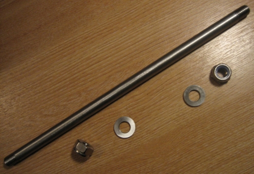 12mm Stainless Steel Engine mounting stud / bolt ( for our honda CB750 fram