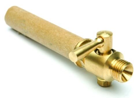 Brass round lever Pretrol / Gas tap 1/4