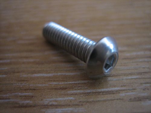 Points cover screws fit all Harley models 79-99 in Stainless Steel Button H