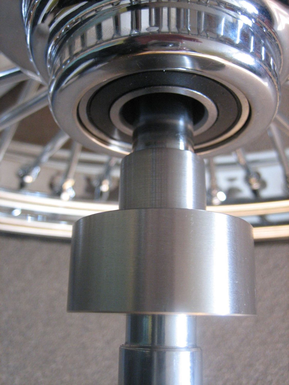 Harley Wheel Bearing Reducing Spacers ( 1 pair ) 1" to 3/4" axles