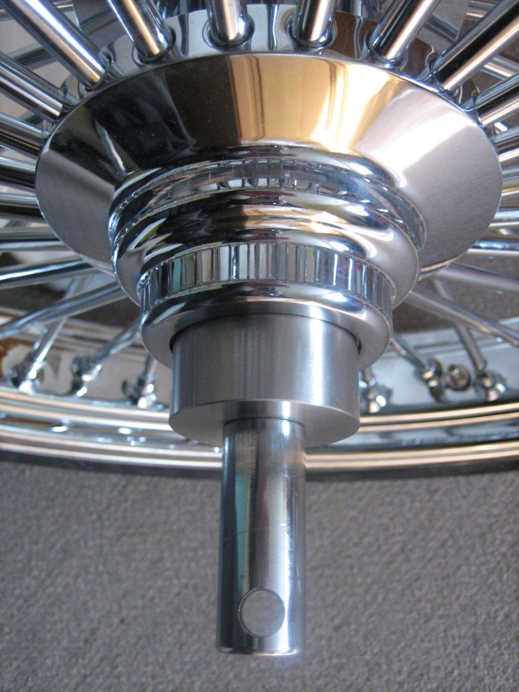 Harley Wheel Bearing Reducing Spacers ( 1 pair ) 1" to 3/4" axles